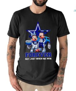 Dallas Cowboys Mickey and Minnie forever not just when we win shirt