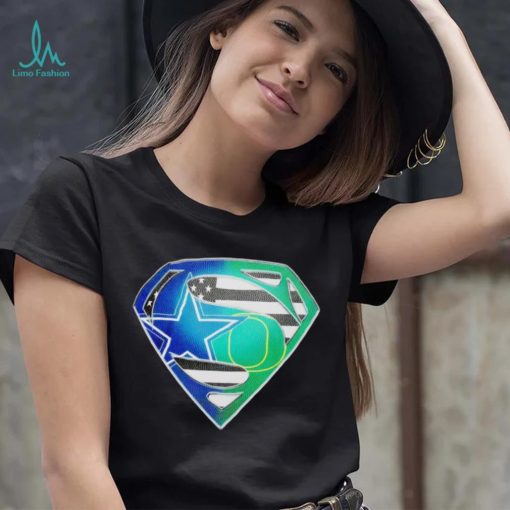 Dallas Cowboys and Oregon Ducks Superman Sports Logo shirt