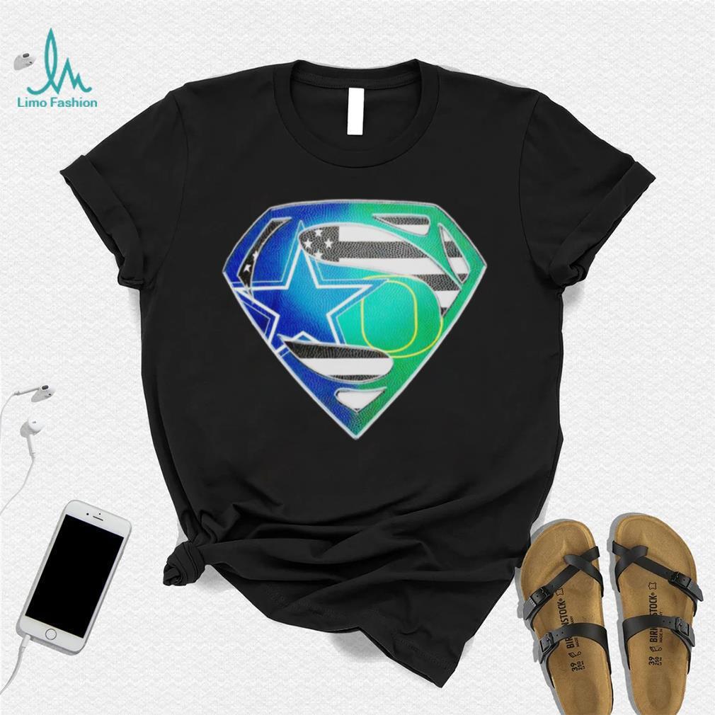Dallas Cowboys and Oregon Ducks Superman Sports Logo shirt Dallas Cowboys and Oregon Ducks Superman Sports Logo shirt
