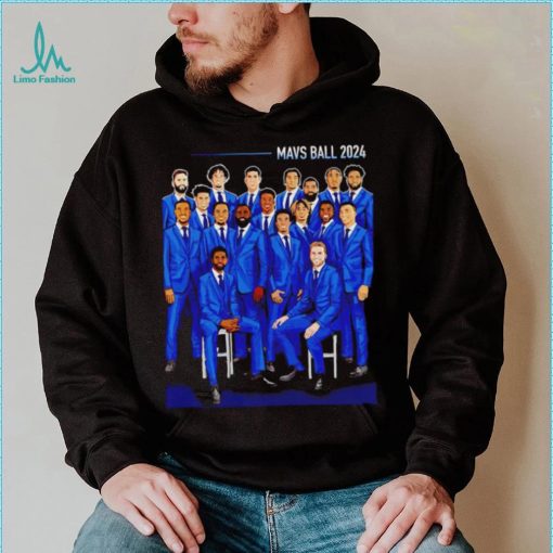 Dallas Mavericks 2024 players suited up shirt