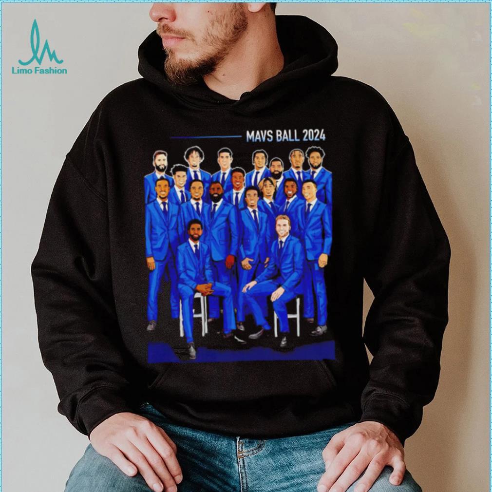 Dallas Mavericks 2024 players suited up shirt Dallas Mavericks 2024 players suited up shirt