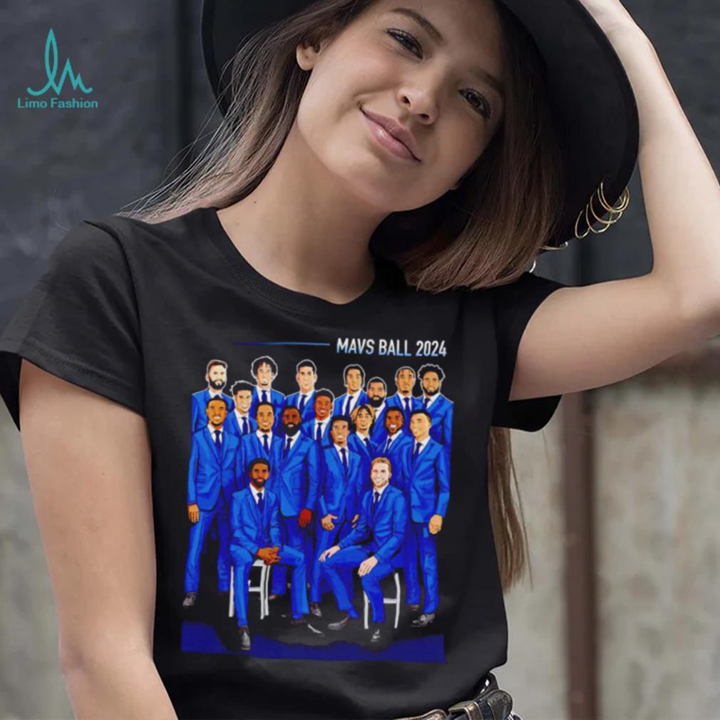 Dallas Mavericks 2024 players suited up shirt Dallas Mavericks 2024 players suited up shirt