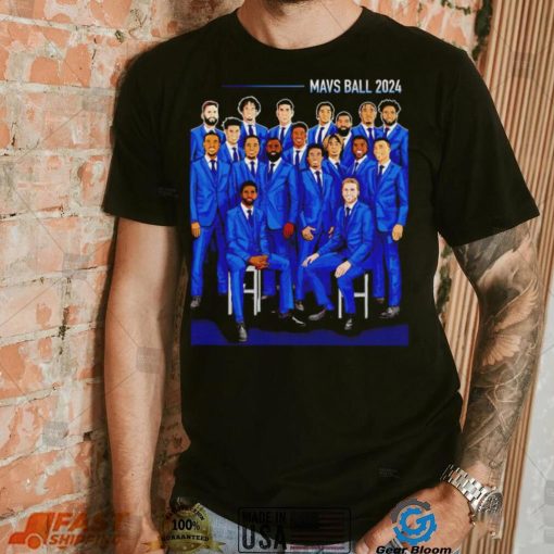 Dallas Mavericks 2024 players suited up shirt