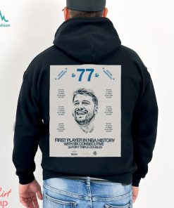 Dallas Mavericks Luka Doncic Is First Player In Nba History With Six Consecutive 30 point Triple Doubles Shirt