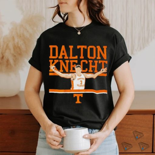 Dalton Knecht 3 Tennessee Volunteers basketball pose shirt