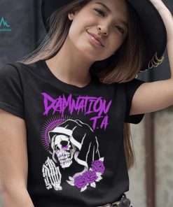 Damnation T.A skull prayer shirt