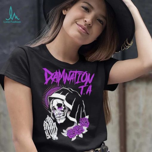 Damnation T.A skull prayer shirt