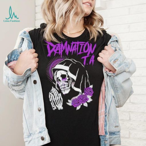 Damnation T.A skull prayer shirt