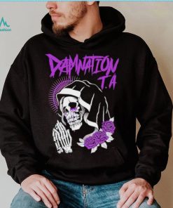 Damnation T.A skull prayer shirt