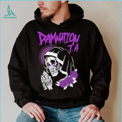 Damnation T.A skull prayer shirt