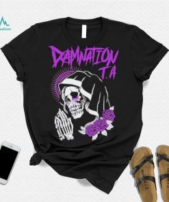 Damnation T.A skull prayer shirt