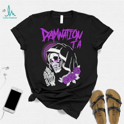 Damnation T.A skull prayer shirt