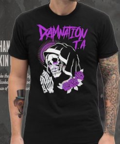 Damnation T.A skull prayer shirt