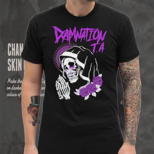 Damnation T.A skull prayer shirt