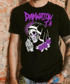 Damnation T.A skull prayer shirt