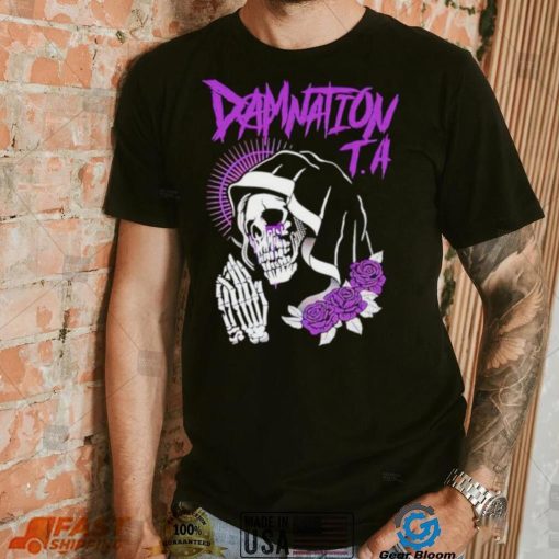 Damnation T.A skull prayer shirt