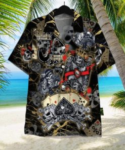 Dangerous Skull Poker Hawaiian Shirt For Men Women Adult