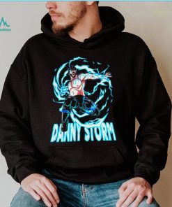 Danny Storm professional wrestler blue character shirt
