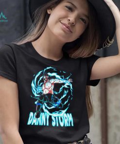 Danny Storm professional wrestler blue character shirt