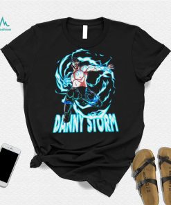 Danny Storm professional wrestler blue character shirt