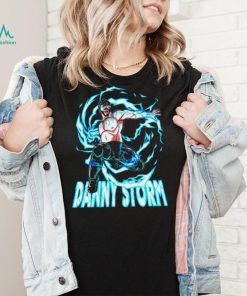 Danny Storm professional wrestler blue character shirt