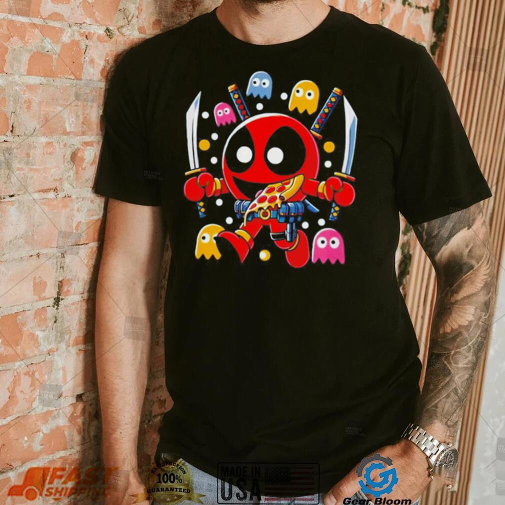 Deadpool in the style of Pac Man Mr. DP shirt Deadpool in the style of Pac Man Mr. DP shirt