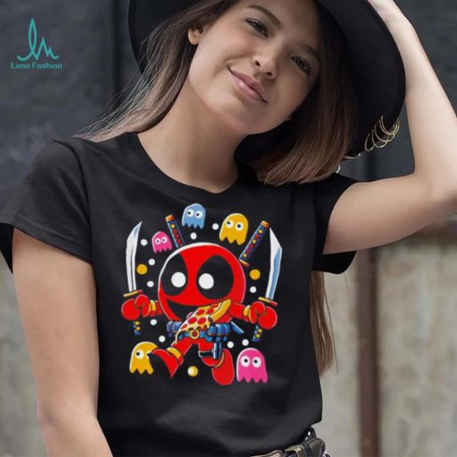 Deadpool in the style of Pac Man Mr. DP shirt