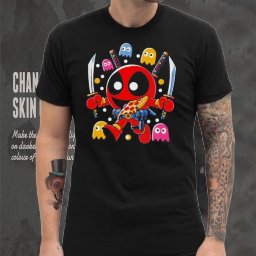 Deadpool in the style of Pac Man Mr. DP shirt