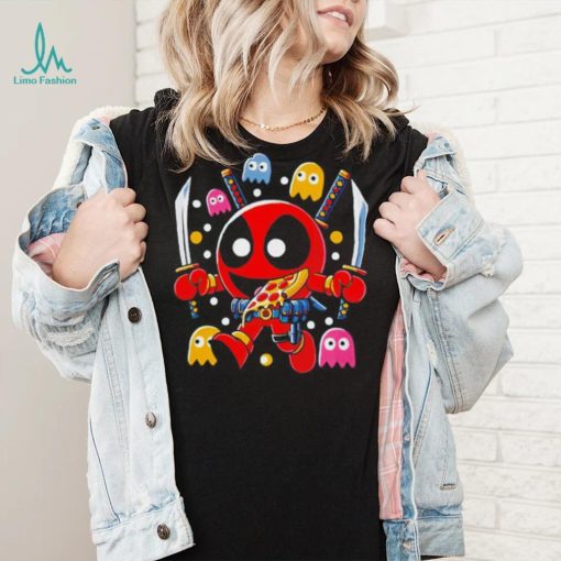 Deadpool in the style of Pac Man Mr. DP shirt