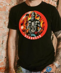 Deadwood legacy professional wrestler skeleton shirt
