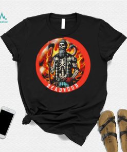 Deadwood legacy professional wrestler skeleton shirt