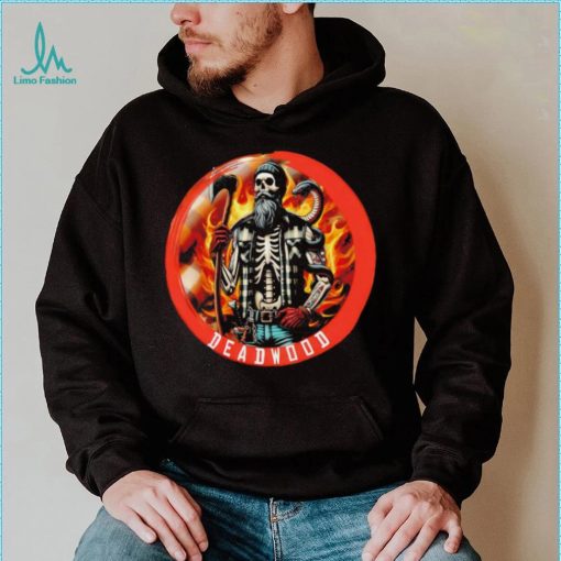 Deadwood legacy professional wrestler skeleton shirt
