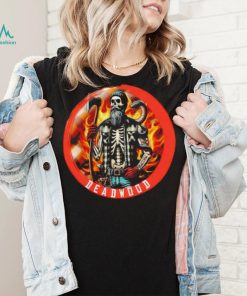 Deadwood legacy professional wrestler skeleton shirt