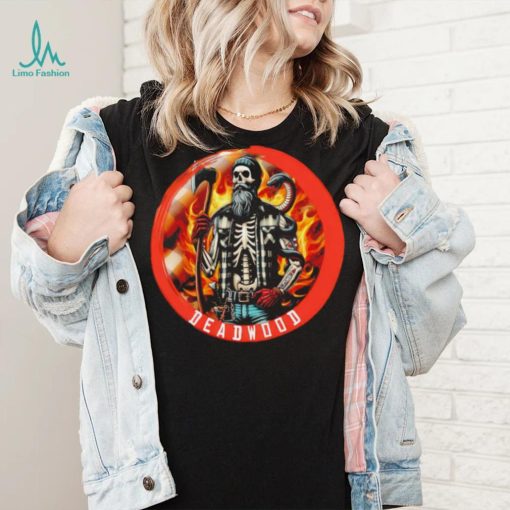 Deadwood legacy professional wrestler skeleton shirt