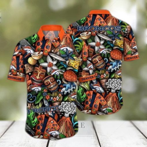 Denver Broncos NFL Flower Hawaii Shirt And Tshirt For Fans