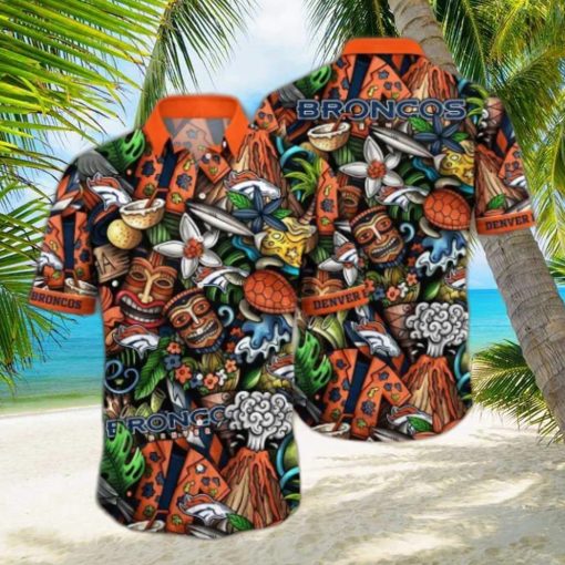 Denver Broncos NFL Flower Hawaii Shirt And Tshirt For Fans