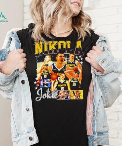 Denver Nuggets Nikola Jokić professional basketball player honors shirt