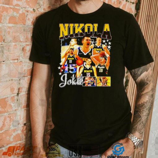 Denver Nuggets Nikola Jokić professional basketball player honors shirt