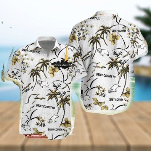 Derby County Hawaiian Shirt Custom Name Trending For Men Women Gift Summer
