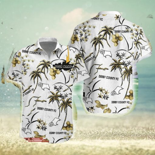Derby County Hawaiian Shirt Custom Name Trending For Men Women Gift Summer