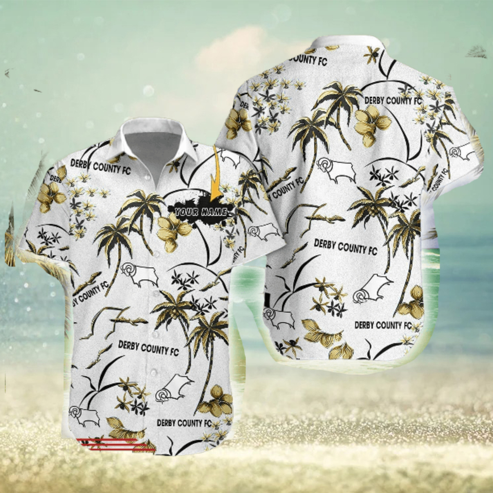 Derby County Hawaiian Shirt Custom Name Trending For Men Women Gift Summer Derby County Hawaiian Shirt Custom Name Trending For Men Women Gift Summer