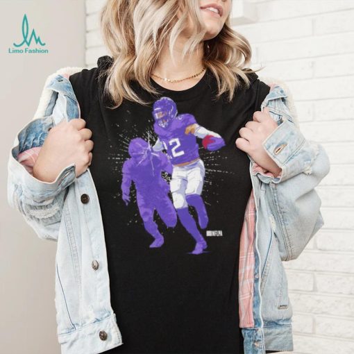 Derrick Henry Baltimore Ravens player stiff arm God shirt