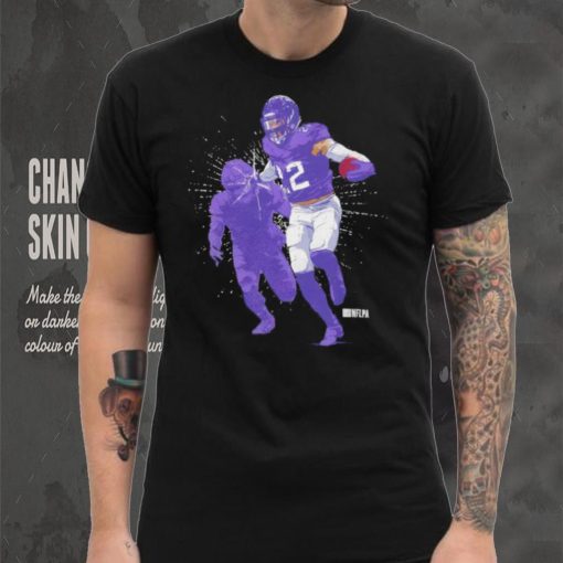 Derrick Henry Baltimore Ravens player stiff arm God shirt