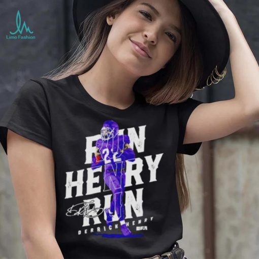 Derrick Henry Baltimore Run Football Signature shirt