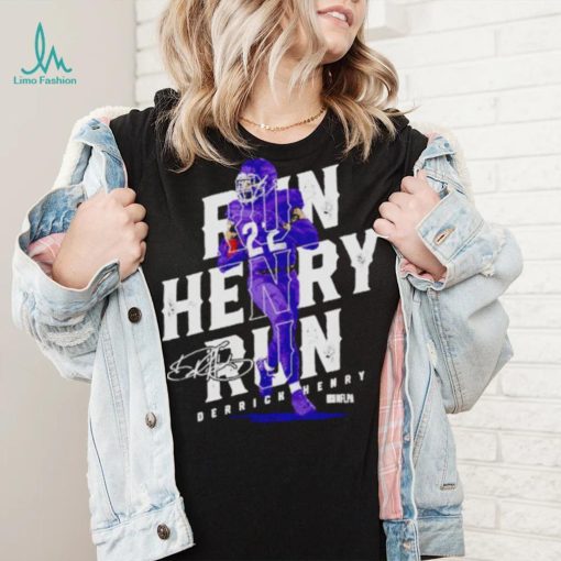 Derrick Henry Baltimore Run Football Signature shirt