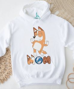 Detroit Lions Smiling Dancing Bluey Mom shirt