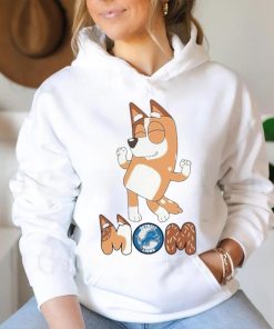 Detroit Lions Smiling Dancing Bluey Mom shirt
