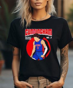 Detroit Pistons Cade Cunningham no. 2 shirt