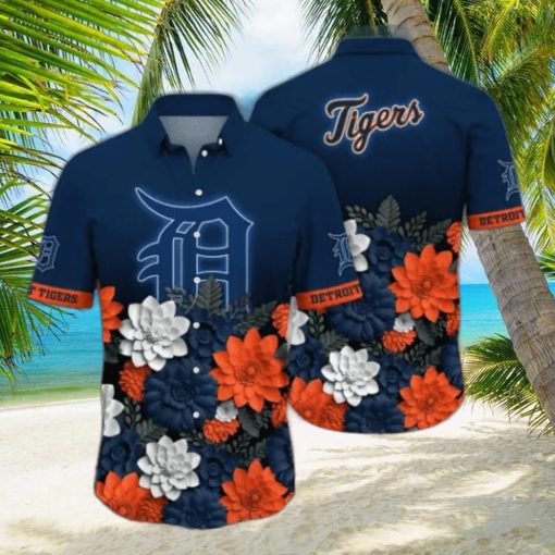 Detroit Tigers MLB Flower Hawaii Shirt And Tshirt For Fans