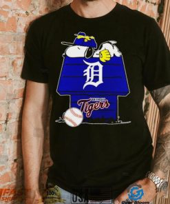 Detroit Tigers Snoopy And Woodstock The Peanuts Baseball shirt